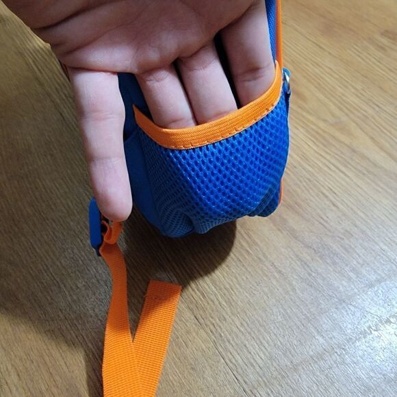 Mickey Mouse Backpack Disney Store Classic Ears Face Zippers Water Bottle New - Picture 5 of 6